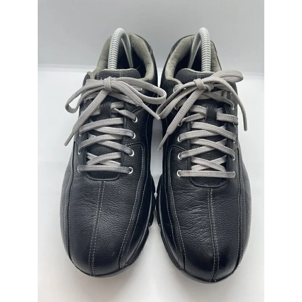 Nike Air Max Revive Men's Black Traction At Contact Golf Leather Shoes Cleats 8